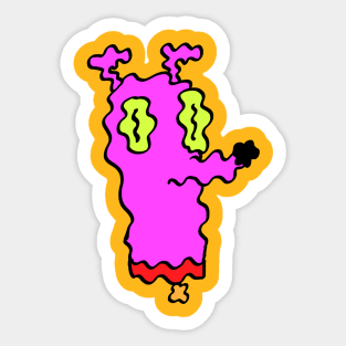 Squiggly Dog Sticker